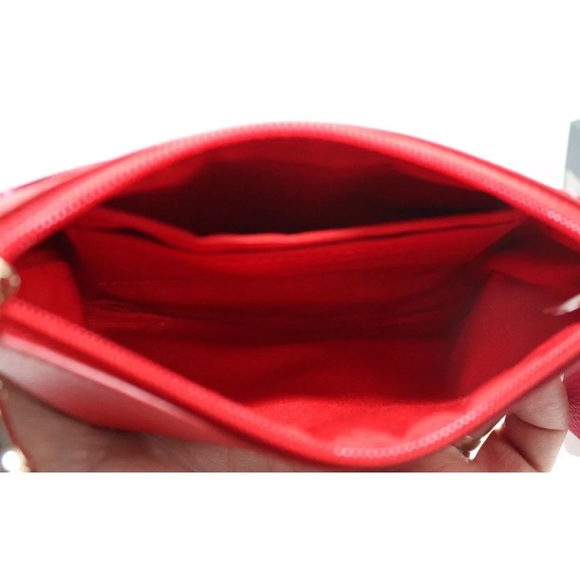 Coach BiColor Crossgrain leather small Wristlet - Picture 4 of 5